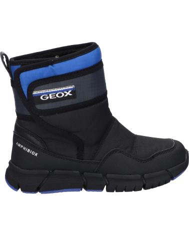 Man and boy Mid boots GEOX J269XF 0FU50 J FLEXYPER BOY B ABX  C0245 BLACK-ROYAL