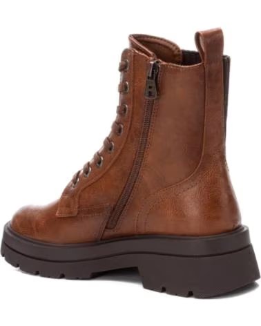 Botas de Mulher REFRESH - BOTIN MILITAR CREMALLERA PUNTO CANALE CAMEL
