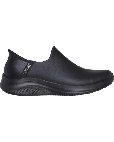 Zapatos de Mujer SKECHERS SLIP-INS ULTRA FLEX 3 ALL SMOOTH NEGRA NEGRO