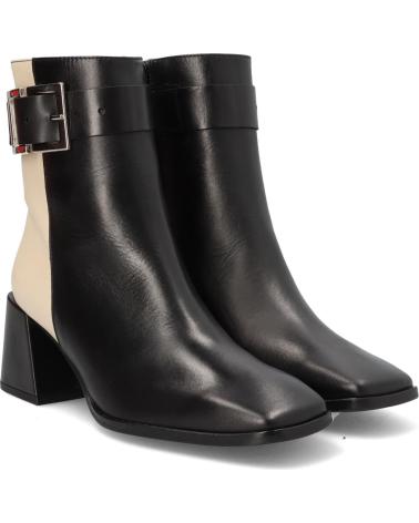 Botas de Mulher WONDERS BOTIN NEGRO-CREAM