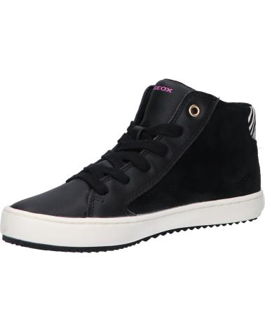 Woman and girl Trainers GEOX J264GA 022BC J KALISPERA GIRL  BLACK-FUCHSIA
