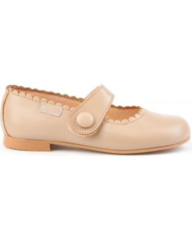 Schuhe ANGELITOS  für Mädchen ZAPATO FRANCESITAS PIEL 1512  CAMEL