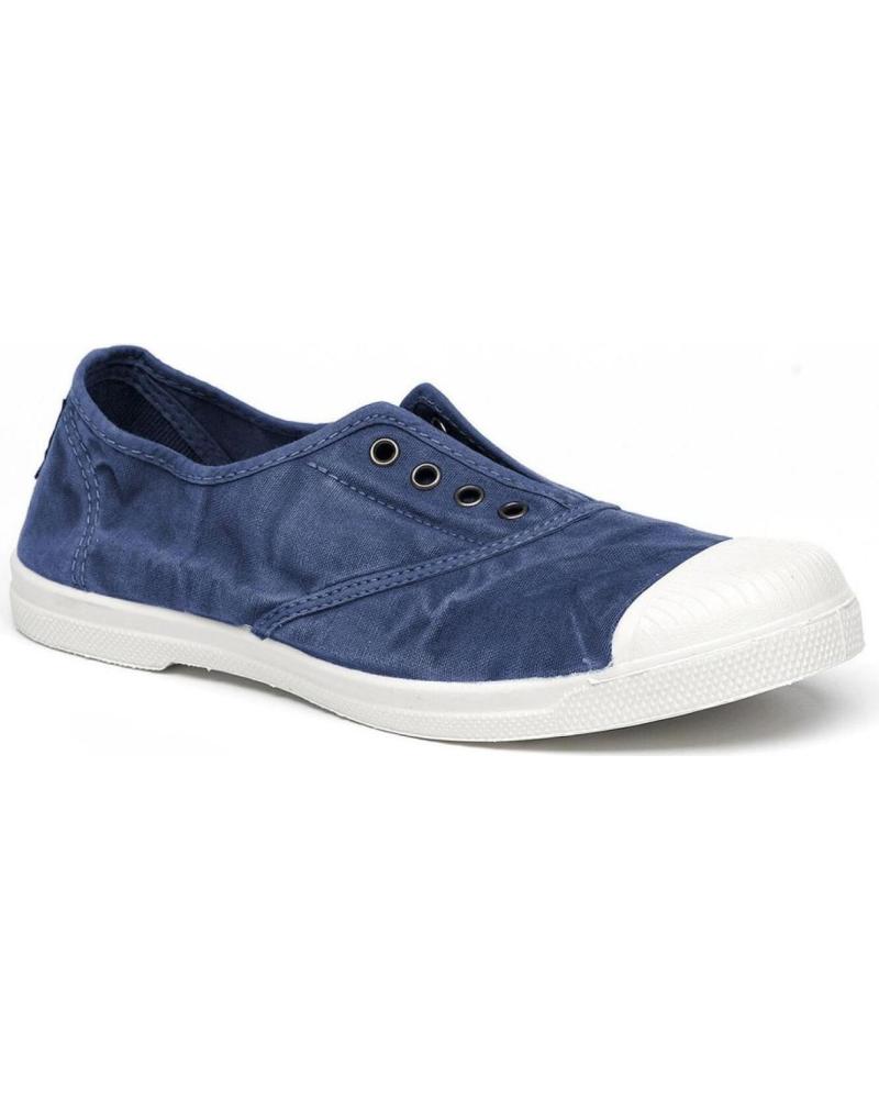 Zapatos NATURAL WORLD  de Mujer y Niña y Niño ZAPATILLAS LONA 102E MARINO  AZUL