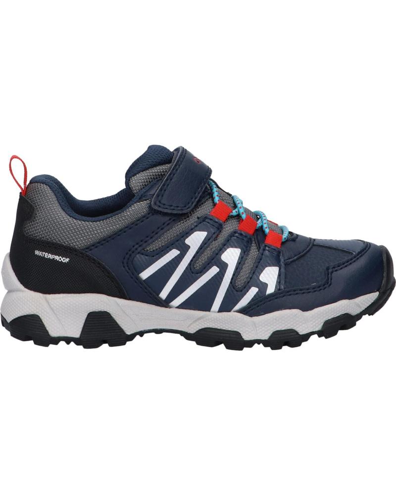 boy Trainers GEOX J16ACB 0CEFU J MAGNETAR BOY WPF  C0735 NAVY-RED