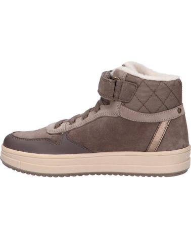 girl Trainers GEOX J04CVB 022FU J REBECCA GIRL WPF  C9006 SMOKE GREY