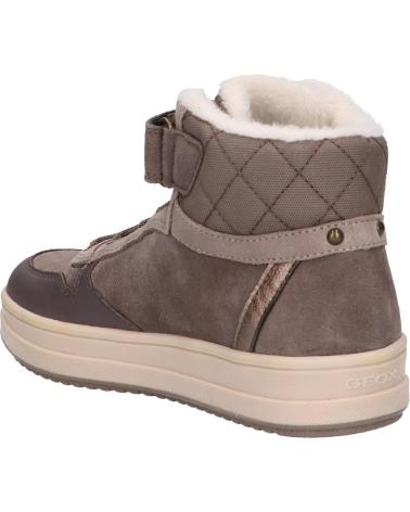 girl Trainers GEOX J04CVB 022FU J REBECCA GIRL WPF  C9006 SMOKE GREY