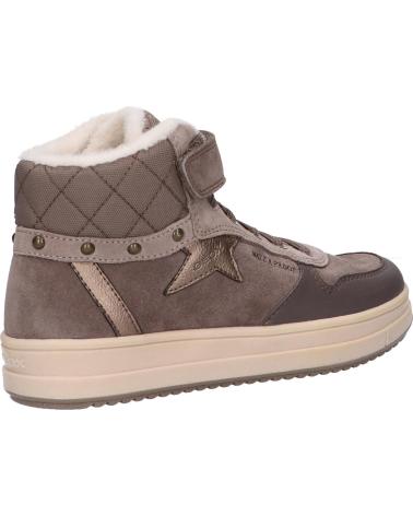 girl Trainers GEOX J04CVB 022FU J REBECCA GIRL WPF  C9006 SMOKE GREY