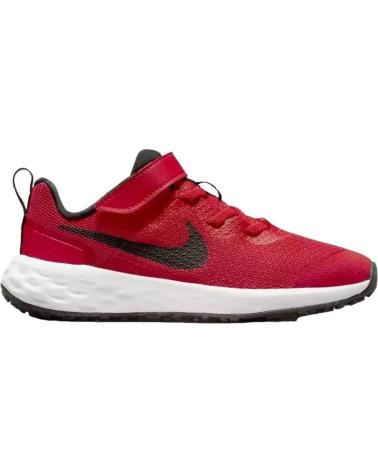 Esportes  NIKE  de Menina e Menino ZAPATILLAS NIOS REVOLUTION 6 NN DD1095  ROJO