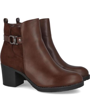Woman Mid boots L&R SHOES LR SHOES YC722 BOTINES TACON MUJER MARRON