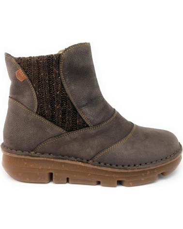 Woman Mid boots ON FOOT TOUCH 29716  MARRON