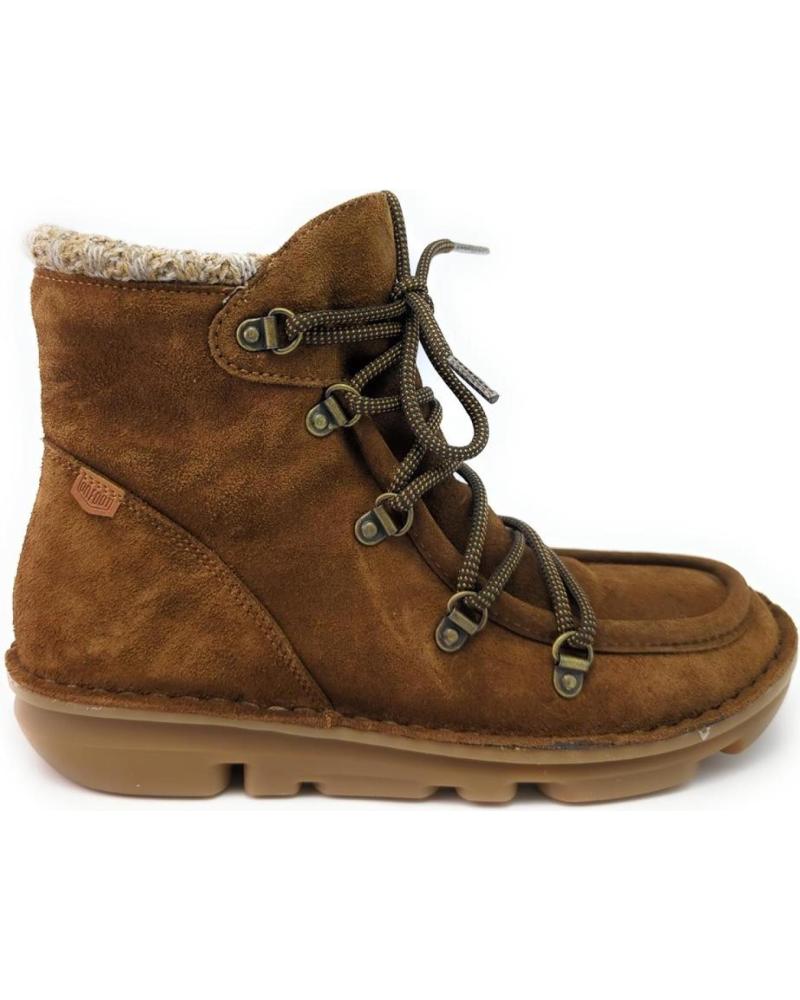 Botines De Mujer ON FOOT SILKEN 30623 CUERO MARRON