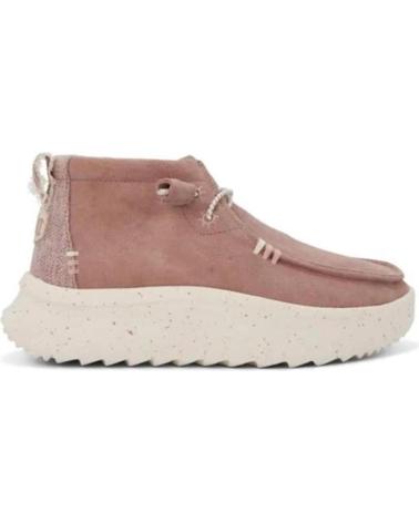 Stivaletti HEY DUDE  per Donna WENDY PEAK HI SUEDE ROSA  ROSA