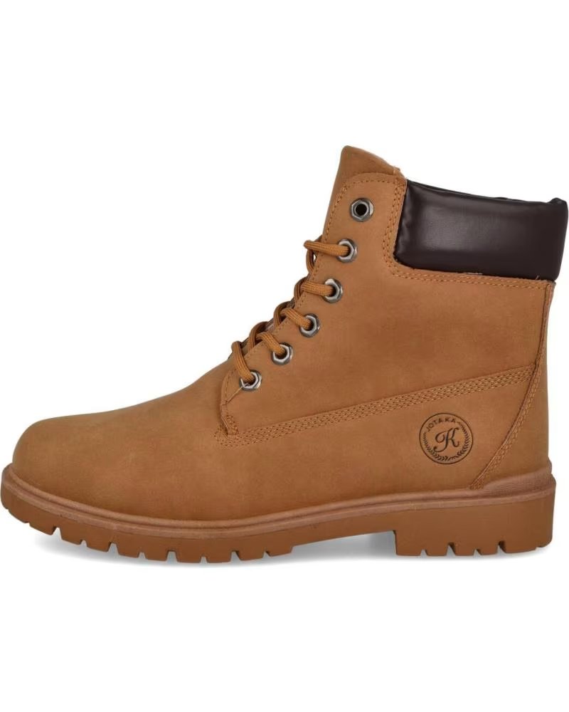 Sapatilhas de Homem L&R SHOES LR SHOES NU7724 BOTAS DE CORDONES HOMB CAMEL