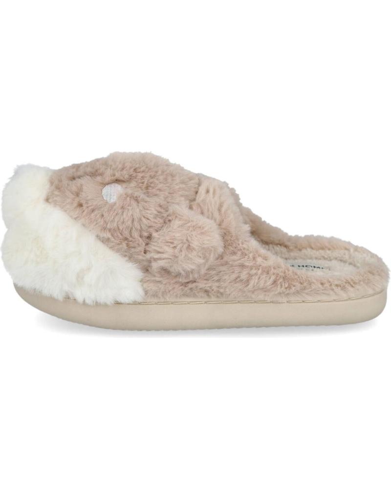 Pantufas L&R SHOES  de Menina LR SHOES MB8742 ZAPATILLAS CASA NINOS  BEIGE