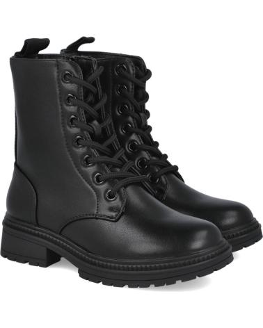 Boots für Mädchen L&R SHOES LR SHOES 2095 BOTAS MILITARES MUJER NEGRO