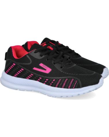 Zapatillas deporte de Mujer L&R SHOES LR SHOES B71 ZAPATILLAS DEPORTIVAS MUJ NEGRO-ROSA