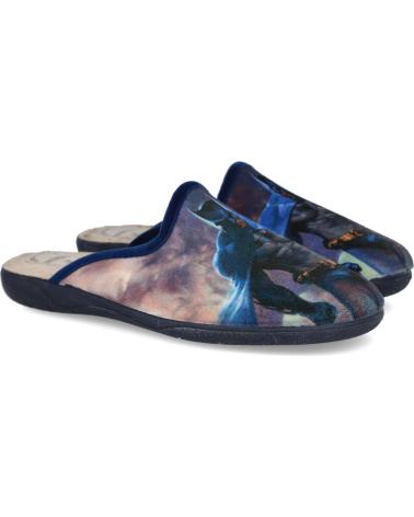 boy House slipers L&R SHOES LR SHOES 355187 ZAPATILLAS DE CASA NIN AZUL