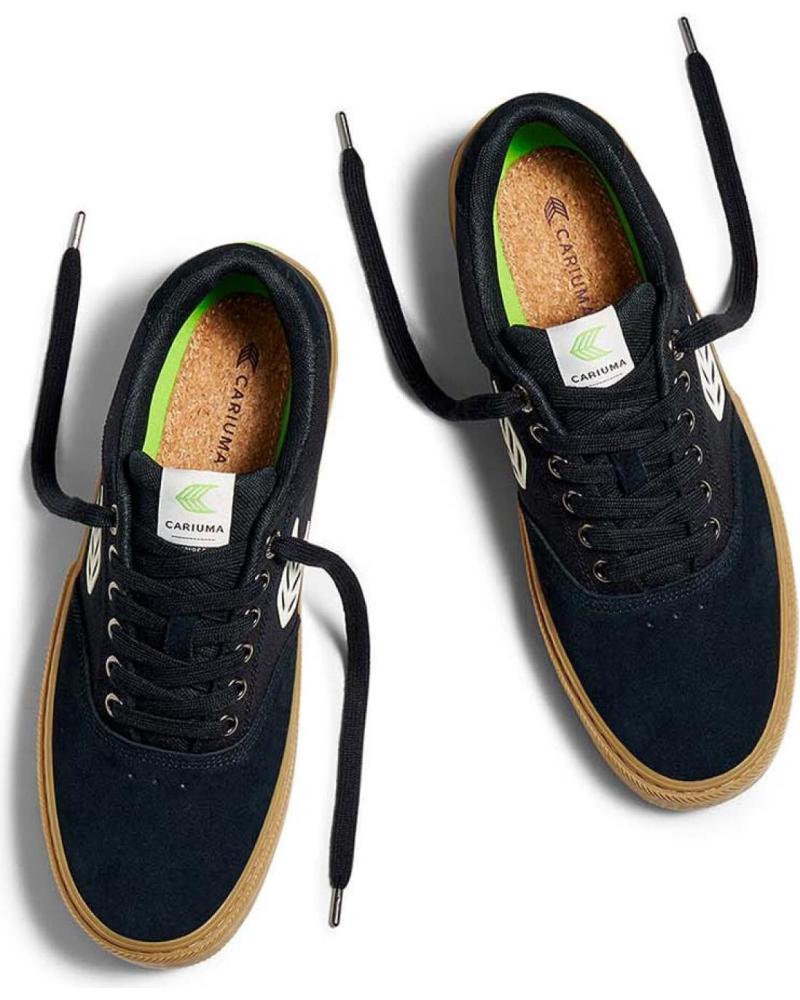 Trainers-De-Hombre-CARIUMA-ZAPATILLAS-NAIOCA-SKATE-GUM-BLACK-SUE