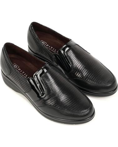 PITILLOS - MOCASIN PARA MUJER 5313 FABRICADO EN PIEL NEGRO