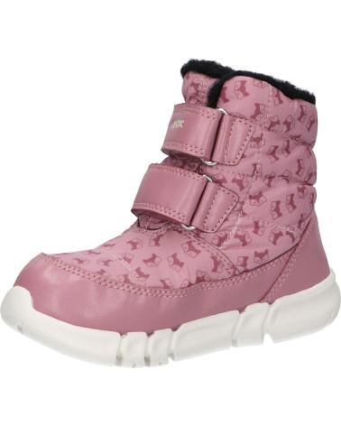 girl boots GEOX B163QA 0MNNF B FLEXYPER GIRL B AB C8007 DK ROSE