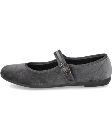Zapatos de Mujer y Niña VUL-LADI 5409-032 MERCEDITAS TERCIOPELO GRIS