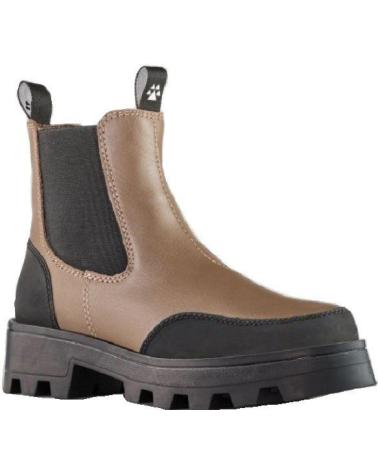 Botins de Mulher COUGAR SHANI LEATHER SHANII BEIGE MARRóN