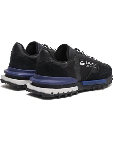 Zapatos De Hombre LACOSTE - ZAPATILLAS NEGRAS PARA HOMBRE - ELITE ACTIVE  NEGRO