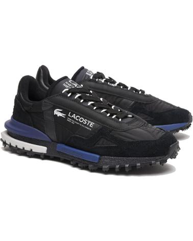 Zapatos De Hombre LACOSTE - ZAPATILLAS NEGRAS PARA HOMBRE - ELITE ACTIVE  NEGRO