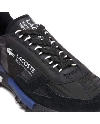 Zapatos De Hombre LACOSTE - ZAPATILLAS NEGRAS PARA HOMBRE - ELITE ACTIVE  NEGRO