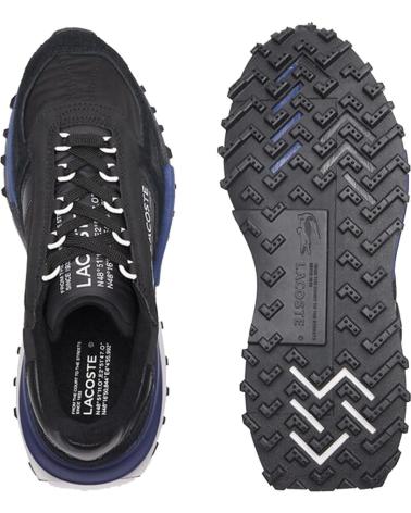 Zapatos De Hombre LACOSTE - ZAPATILLAS NEGRAS PARA HOMBRE - ELITE ACTIVE  NEGRO