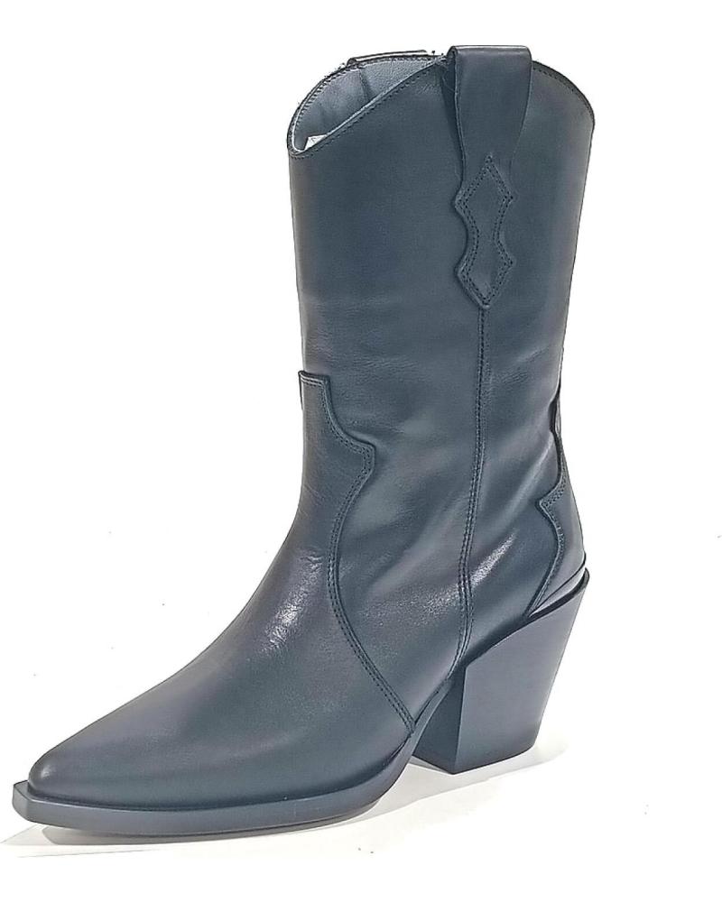 Mid Boots De Mujer ALPE BOTA COWBOY DE PIEL CON TACON