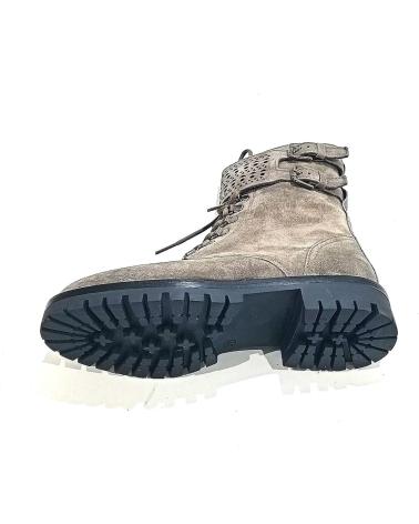 Woman Mid boots ALPE BOTIN DE PIEL DE SERRAJE CON CORDONERAS CREMALLERA LATERA TAIGA