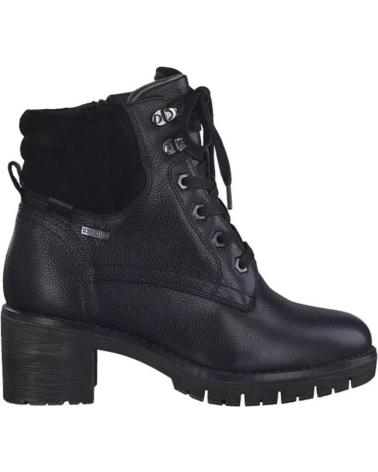 Botines de Mujer TAMARIS 86215 PIEL NEGRA TAUPE