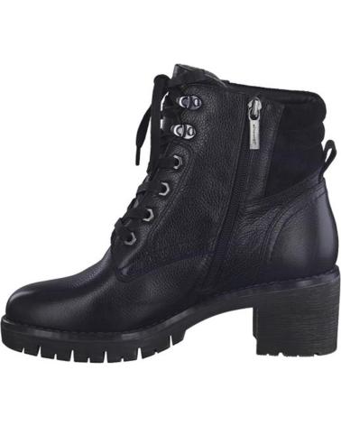 Botines de Mujer TAMARIS 86215 PIEL NEGRA TAUPE