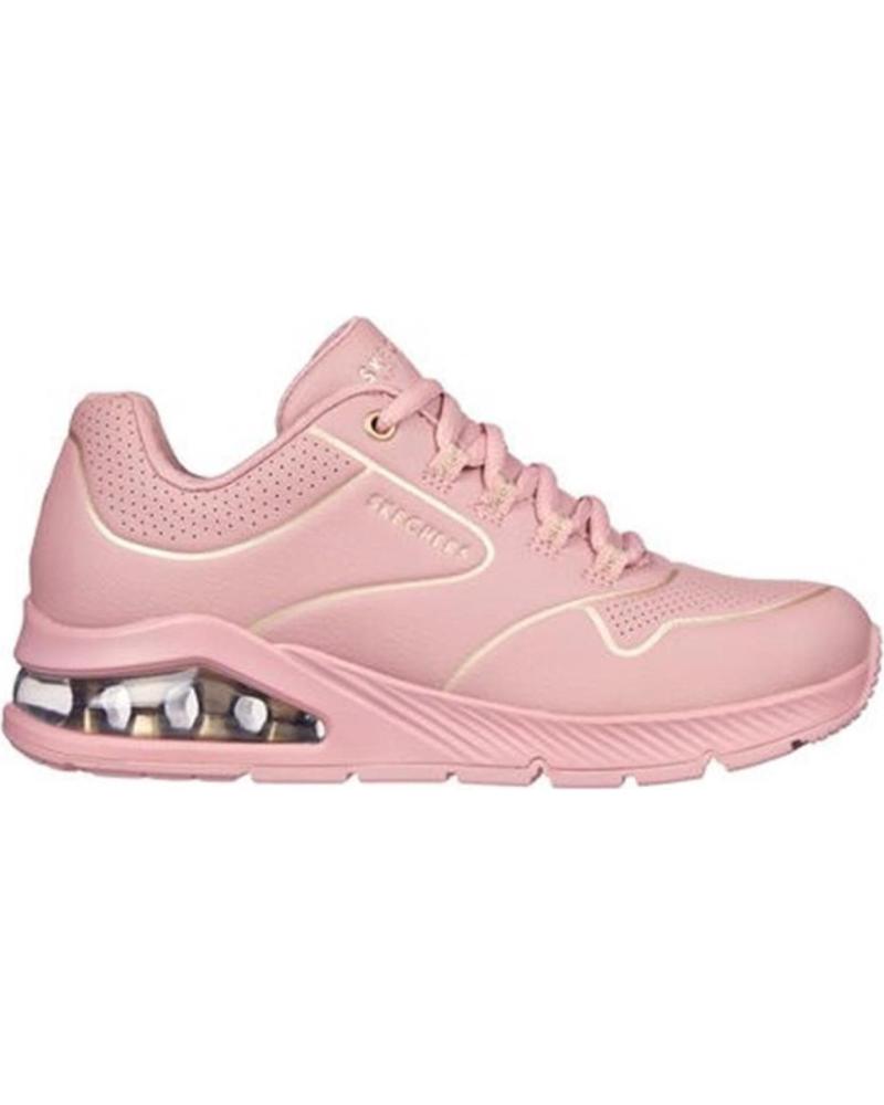 Esportes  de Mulher SKECHERS UNO 2 - GOLDEN TRIM ROSA