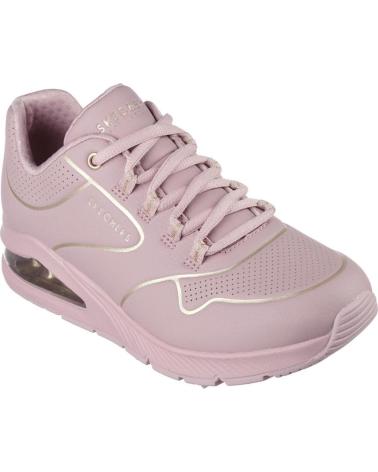 Esportes  de Mulher SKECHERS UNO 2 - GOLDEN TRIM ROSA