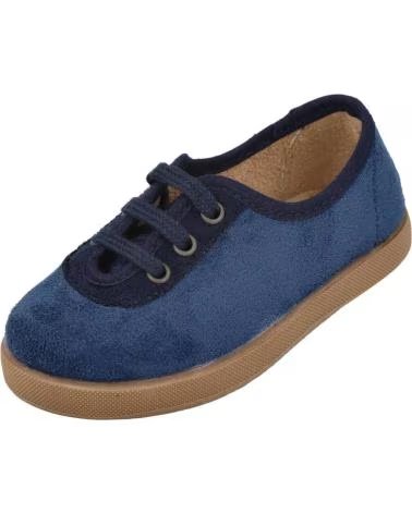 Sapatos de Menino L&R SHOES LR SHOES 369-1 ZAPATILLAS DE CASA NINO AZUL