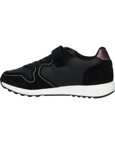 girl Trainers GEOX J16AQA 02285 J ALBEN GIRL  C0039 BLACK-SILVER