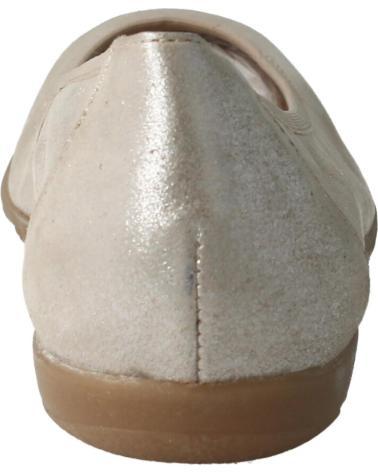 Woman Flat shoes CAPRICE BAILARINAS COMFORT EN PIEL METALIZADA 354TAUPE SUEDE METAL