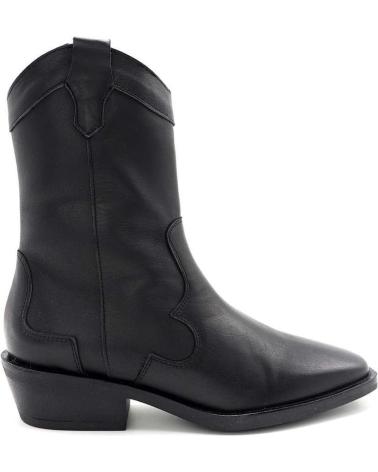 Botines CLARA DURAN  de Mujer MEDIA BOTA TEJANA NEGRO VERSIE  NEGRO