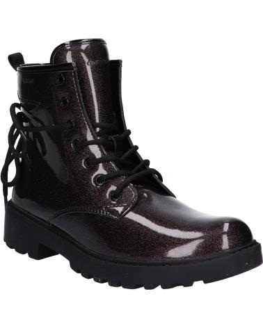 Botas de Mulher e Menina GEOX J9420G 000KC J CASEY GIRL C1014 DK SILVER