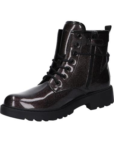 Botas de Mulher e Menina GEOX J9420G 000KC J CASEY GIRL C1014 DK SILVER