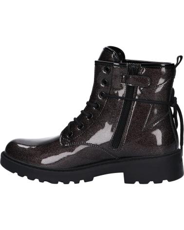 Botas de Mulher e Menina GEOX J9420G 000KC J CASEY GIRL C1014 DK SILVER