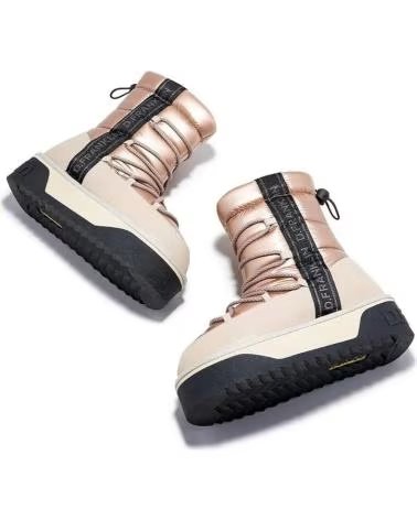 Botins de Mulher d franklin BOTINES PLANOS D FRANKLIN DFSH371006 BEIG BEIGE