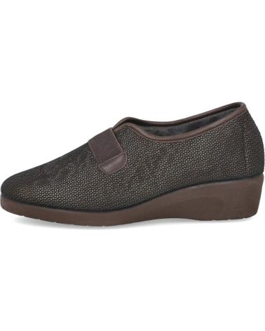 Calzado de casa de Mujer DEVALVERDE 224 ZAPATILLAS CUNA MUJER MARRON