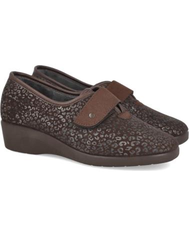 Pantofole per Donna DEVALVERDE 223 ZAPATILLAS CUNA MUJER MARRON