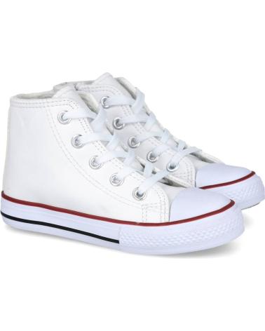 Sportif pour Garçon L&R SHOES LR SHOES ABX02 ZAPATILLAS ALTAS EN PIE BLANCO