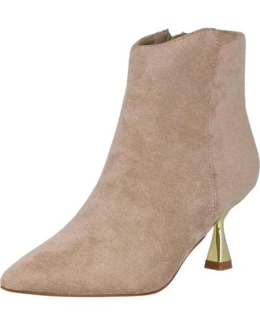 Woman Mid boots L&R SHOES LR SHOES Y2F-AX2150-01 BOTINES TACON M BEIGE