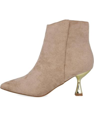 Woman Mid boots L&R SHOES LR SHOES Y2F-AX2150-01 BOTINES TACON M BEIGE