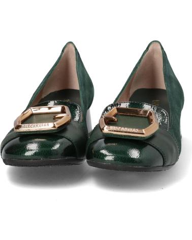 Zapatos de tacón de Mujer HISPANITAS BAILARINA HEBILLA MANILA C002FOREST